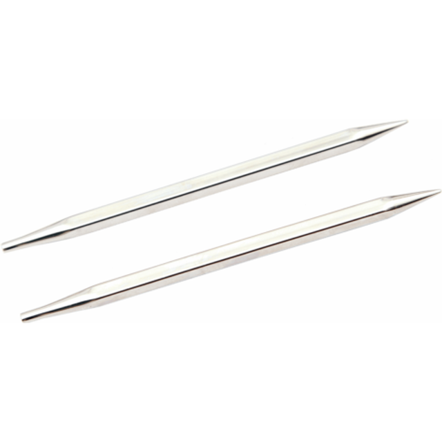 KnitPro 8 mm Nova Cubics Interchangeable Special Circular Needles, Shiny Brass