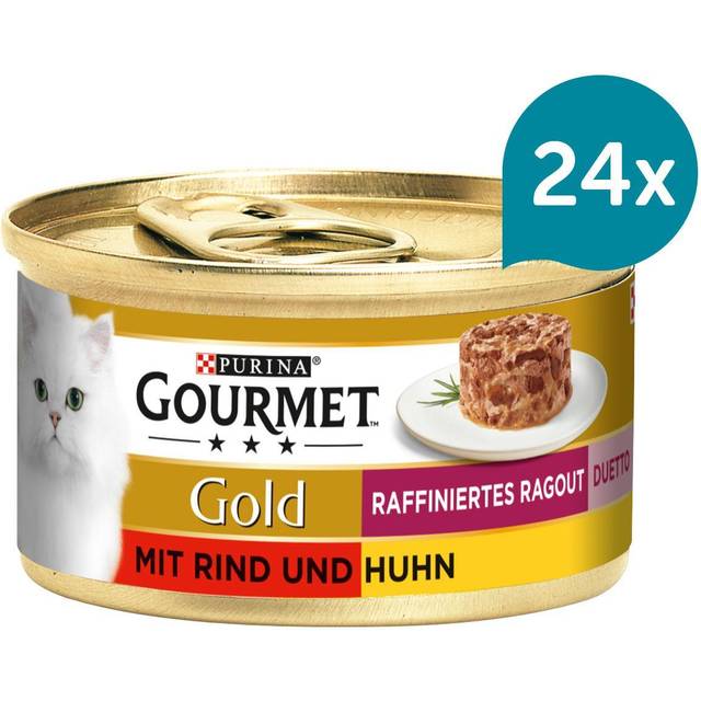 Gourmet Gourmet Gold Ragout 12 x 85 g - Nötkött & kyckling Duo