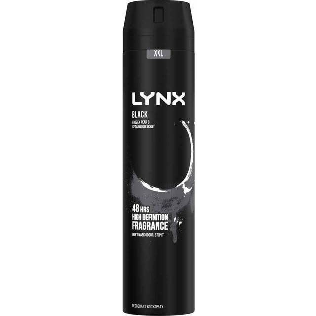Lynx Aerosol Bodyspray XXL Black 250 ml