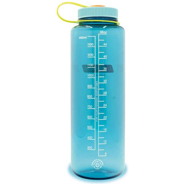 Nalgene Wide Mouth Silo HDPE 1.5L Bottle Clear Smoke