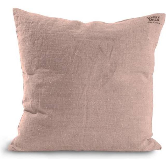 Lovely Linen - Kuddfodral Lovely i tvättat lin - Rosa