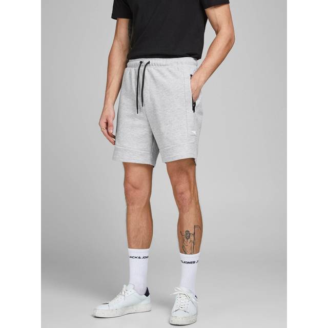 JACK & JONES Jpstgordon Jjair Sweat Bex Sn shorts, Ljusgrå melerad, XS