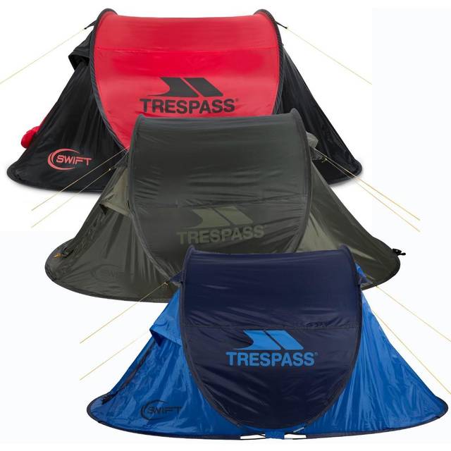 Trespass Waterproof 2 Man Pop Up Tent Swift2