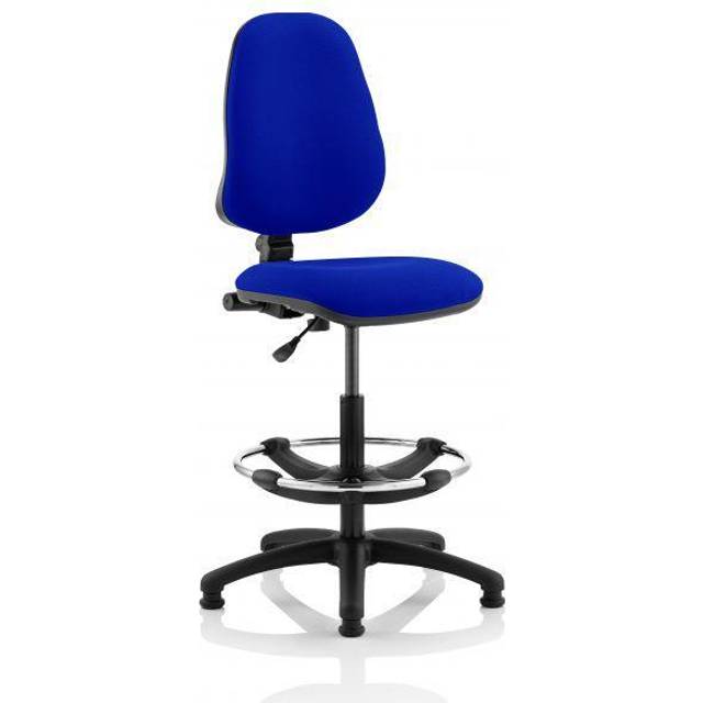 Eclipse Plus I Lever Task Operator Chair Blue With Draughtsman Kit