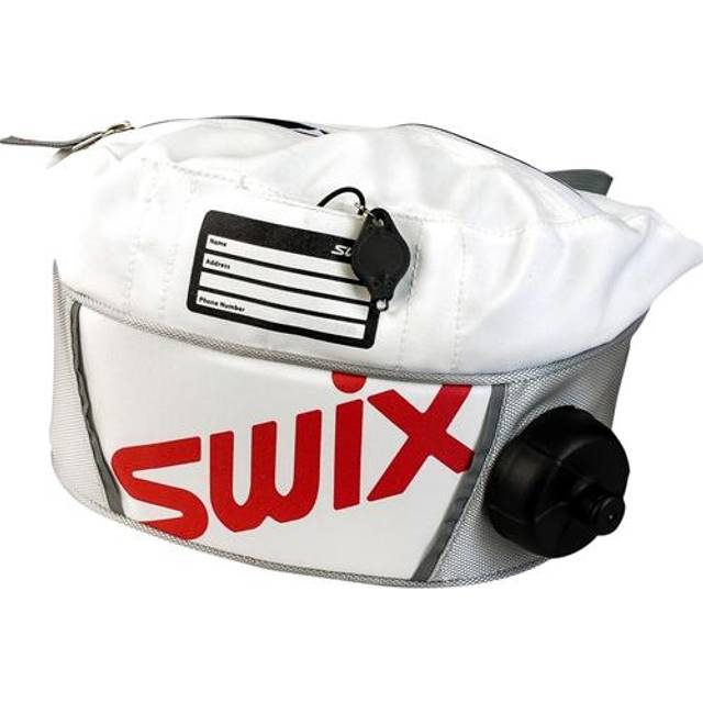 Swix Skidutrustning vadderat Race X Drink bälte, 1 liter, vit