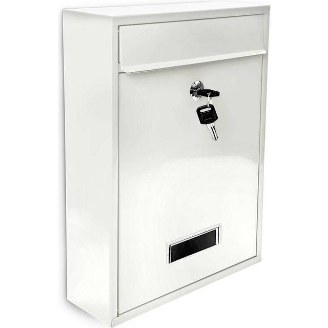 Mailbox/Letterbox Lockable Door, White