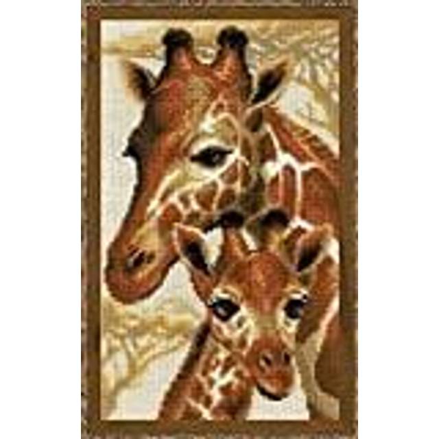 "RIOLIS Counted Cross Stitch Kit 8.75""X15""-Giraffe (10 Count)"