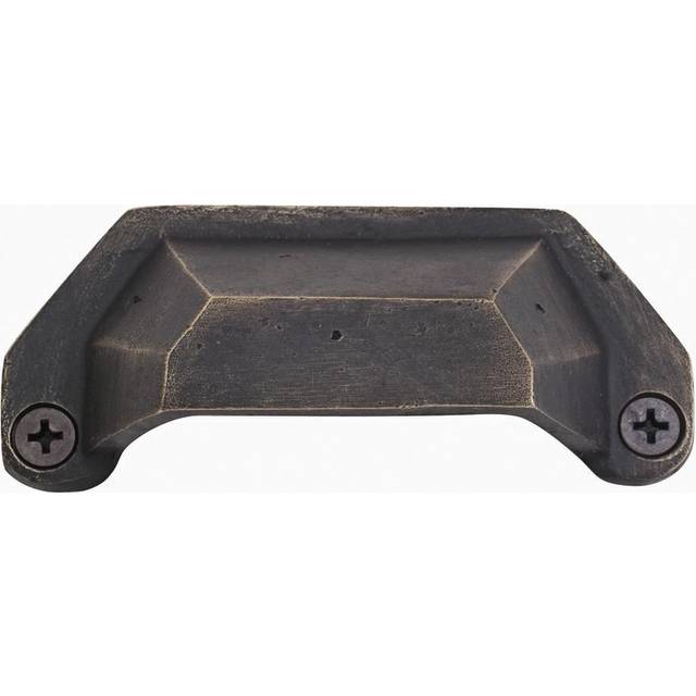 Emtek 86050MB 4 in. Center to Center Bronze Bin Cabinet Pull, Medium Bronze