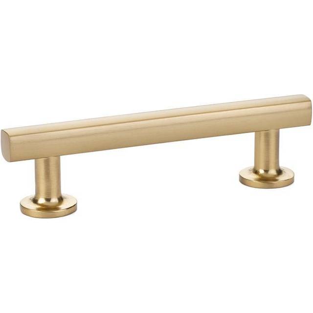 Emtek 86454US4 4 in. Freestone Pull, Satin Brass