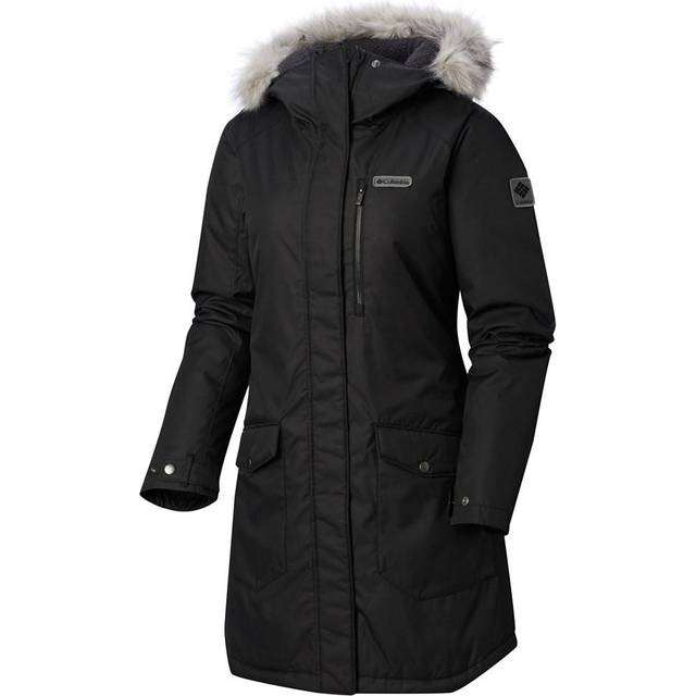 Columbia Women's Suttle Mountain Long Insulated Jacket- - Black (XS)
