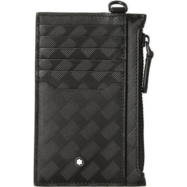 Montblanc Extreme 3.0 Card Holder 8Cc With Zipped Pocket - Black (Size 3.35 x 0.20 x 5.31 inches)