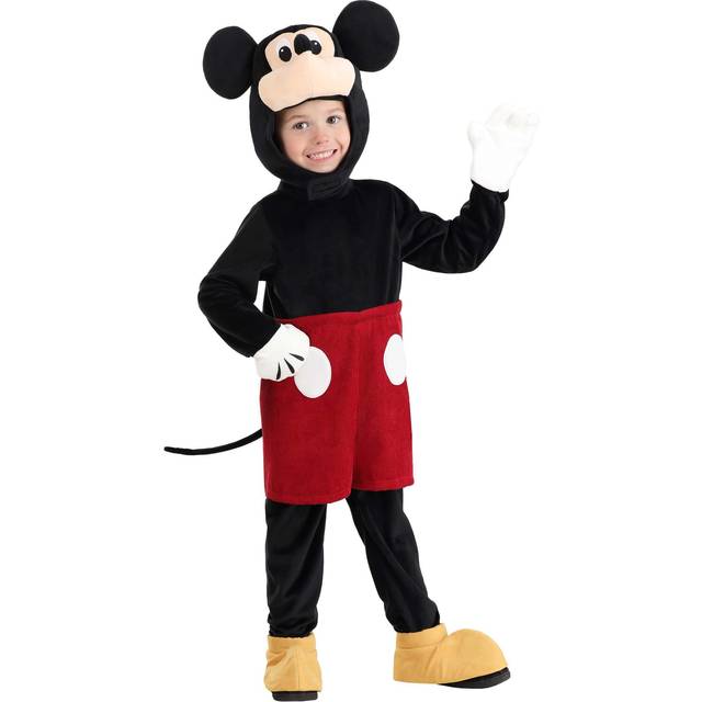 Snuggly Mickey Mouse Costume for Toddler&#39;s - Black&#47;Red&#47;Yellow (18MO)