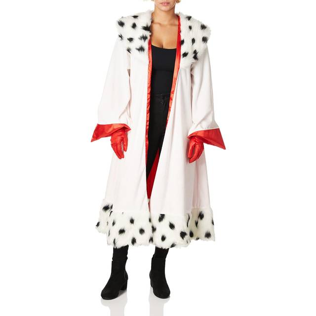 101 Dalmatians Women's Cruella Jacket Costume - Black&#47;Red&#47;White (XL)