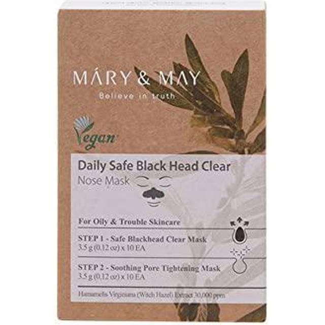 Mary&May Daily Safe Black Head Clear Nose Mask 10 stk