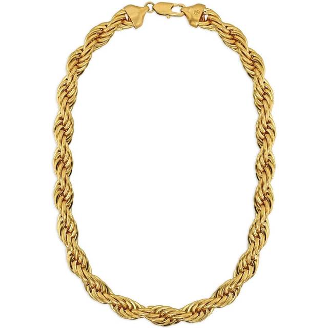 Twist Rope Necklace - Gold One - ONE