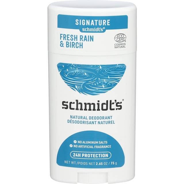 Schmidt's Natural Deodorant Aluminum Free Fresh Rain & Birch 2.65 oz