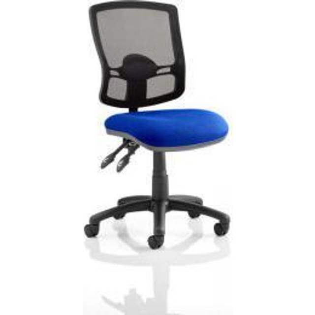 Eclipse Plus II Lever Task Operator Chair Mesh Back Deluxe Blue Seat