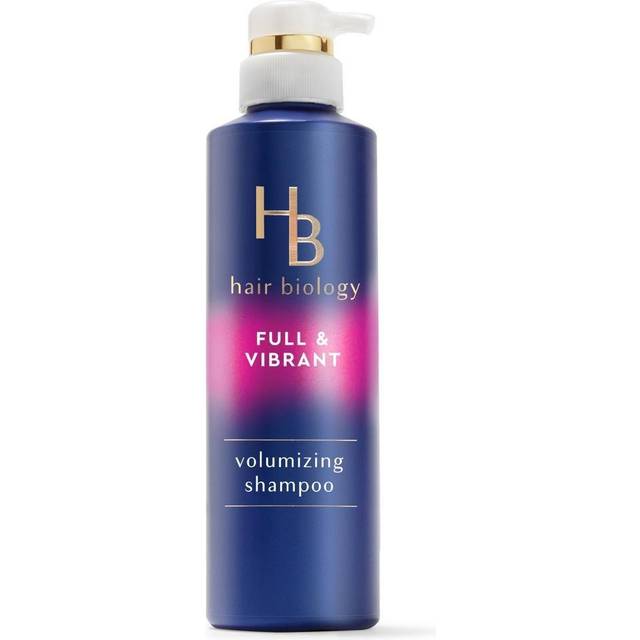 Hair Biology  Volumizing Shampoo with Biotin  Full  Vibrant for fine or thin hair  128 fl oz  Blue and Lavendar