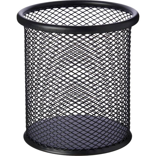 Q-Connect Mesh Pen Pot Black Ref KF00864
