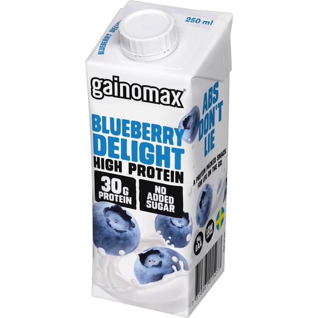 Gainomax High Protein Drink 250 Ml Blueberry Delight
