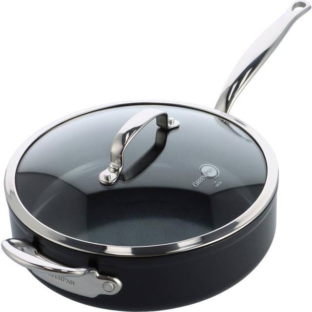 GreenPan Barcelona Pro Aluminium Non-Stick 28cm/4.6L Saute Pan with Lid