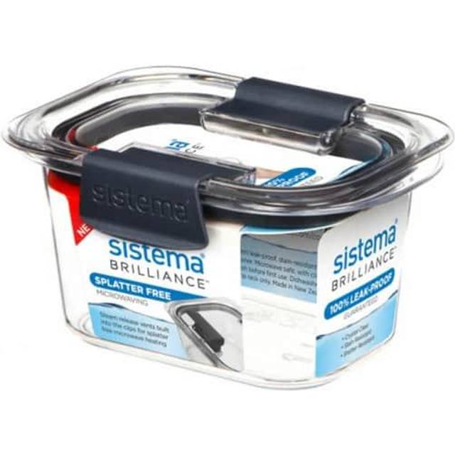 Sistema Brilliance Multi-Purpose Stackable Leak-Proof Container, 380ml