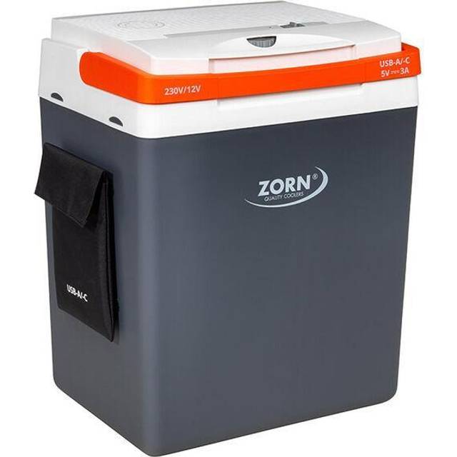 ZORN Z 32 LNE Kylbox & värmebox EEK: E (A - G) Termoelektrisk 12 V, 230 V/AC Vit/svart, Orange 30 l -17 °C