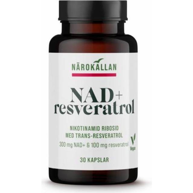 Närokällan NAD+ Resveratrol 30 kapslar