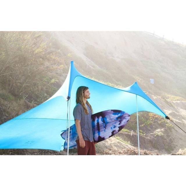 Neso Tents Grande Beach Tent, 2.1 m(7ft) Tall, 2.7m(9ft) x 2.7m(9ft), Reinforced Corners and Cooler Pocket (Teal)