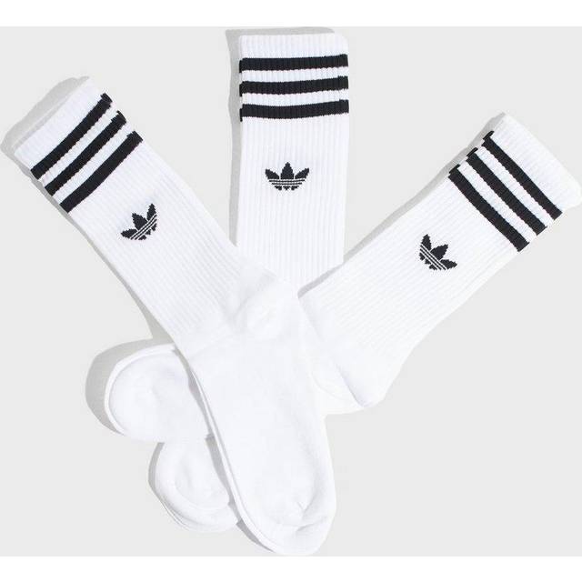 adidas High Solid Crew Sock 3-Pack White L (L)