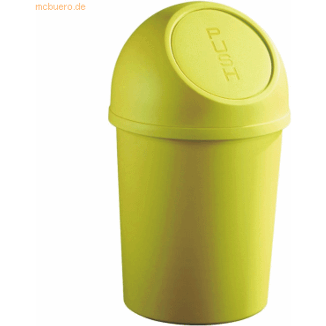 helit made of polypropylene, made of polypropylene, yellow, capacity 13 l, pack of 6