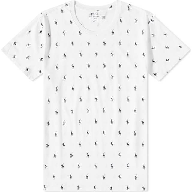 Polo Ralph Lauren Logo-Print Cotton T-Shirt - M - White