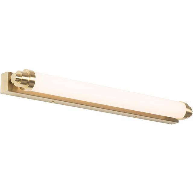 Wall Light White with Gold Incl. LED 3-Step Dimmable IP44 - Yordi