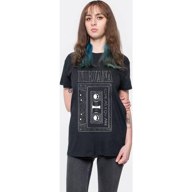 (M, Black) Nirvana Come As You Are Tape T Shirt