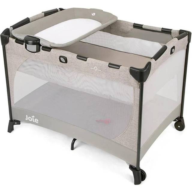 Joie Baby Commuter Travel Cot with Changer, Speckled