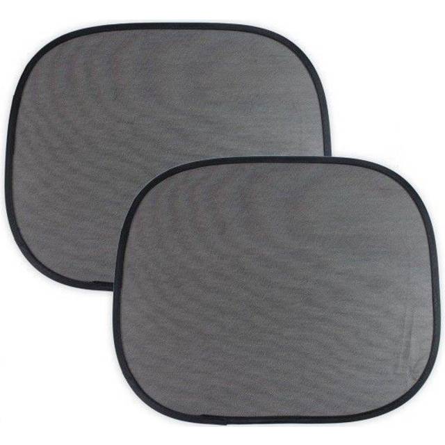 2 x Baby Car Window Sun Shades Stopper Black Mesh Blinds Visor Shield Cover Dog