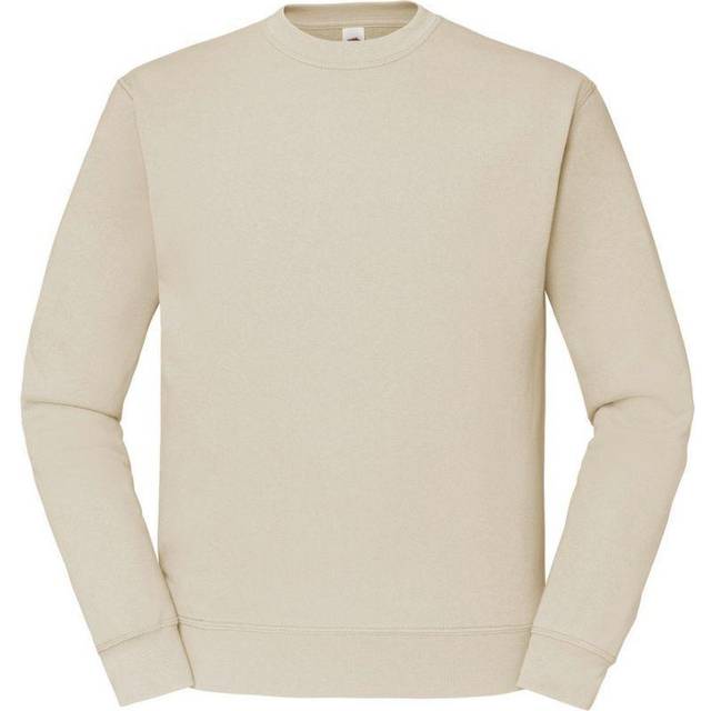 (M, Natural) Fruit of the Loom Mens Classic 80/20 Set-in Sweatshirt