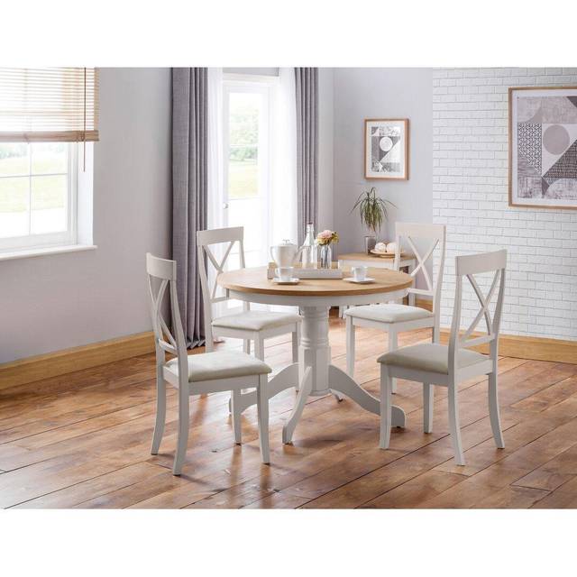 Conklin 4 - Person Solid Oak Dining Set (4)