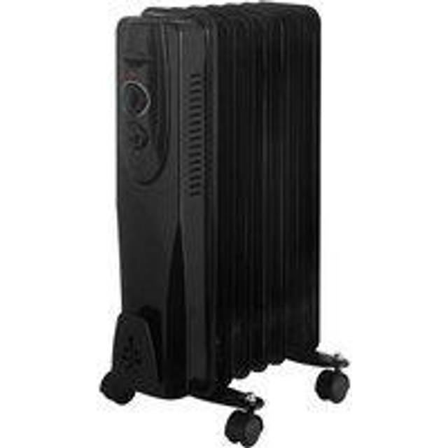 Oil Filled Radiator 1500W - Black - black