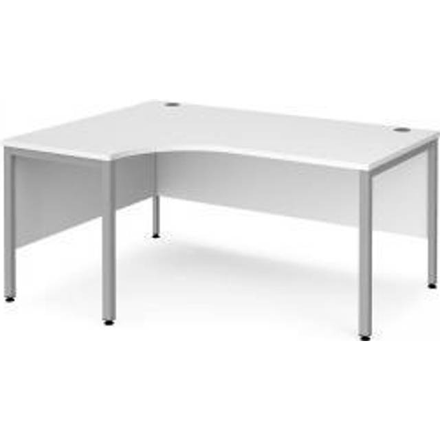 Dams International Left Hand Ergonomic Desk MB16ELSWH 1,600 x 1,200 x 725 mm