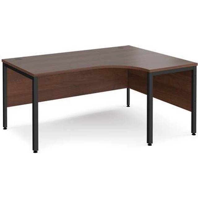 Dams Maestro 25 Right Hand Ergonomic Desk 1600mm Wide - Black Bench Leg Frame, W