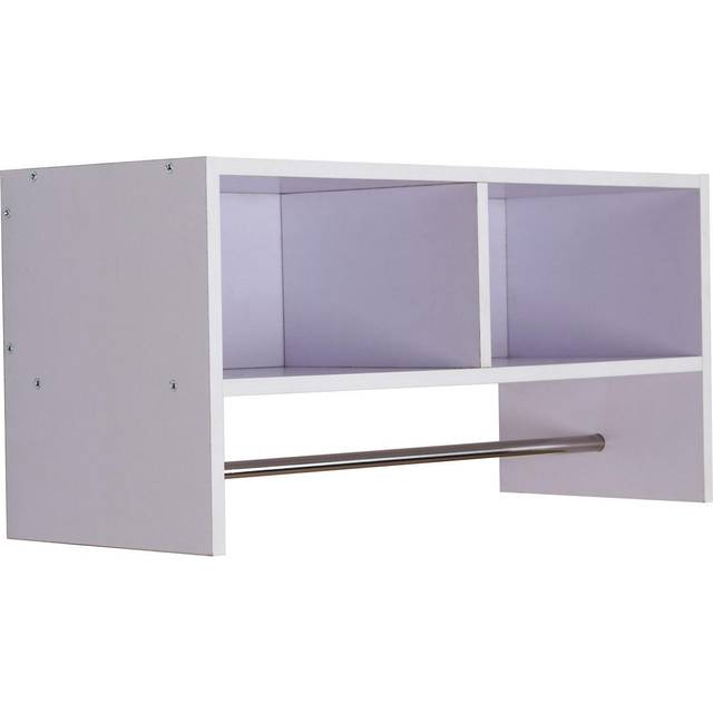 Wall Mounted Hat Rack Hanging Coat Organizer White