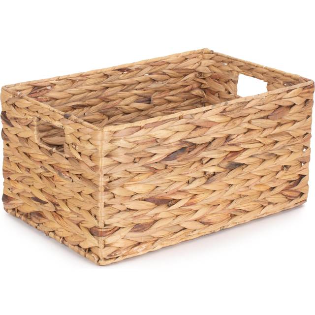 Water Hyacinth Rectangular Storage Basket - Small