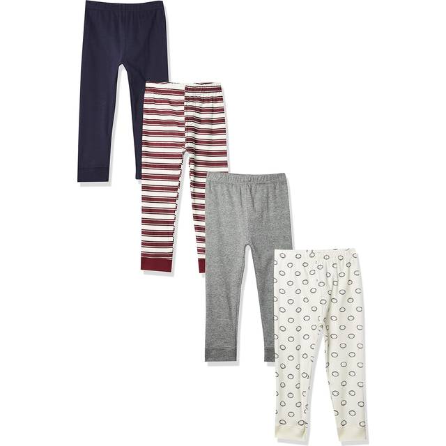 Hudson Baby Unisex Baby Cotton Pants and Leggings Football  4 Toddler