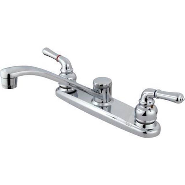 Kingston Brass KB271 Magellan 8-Inch Centerset Kitchen Faucet  Polishe