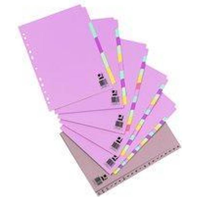 Q-Connect 5-Part Subject Divider Multi-Punched A4 - KF26081