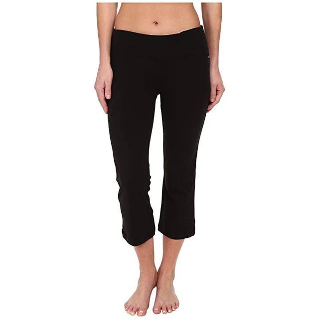 Jockey Women's Activewear Cotton Stretch Flare Capri  Black  XL