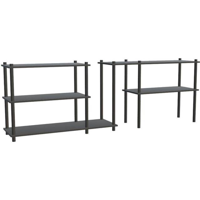 Woud - Elevate Shelving System - Hyllsystem - System 10 - L233,2 x D40 x H78,7 cm
