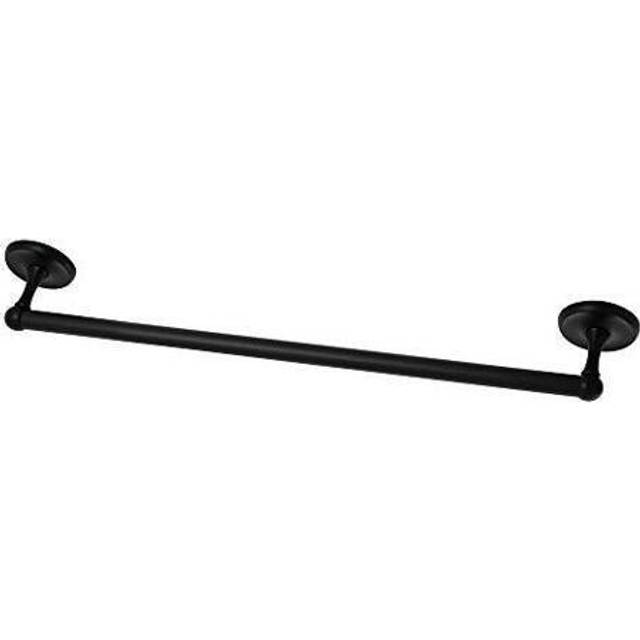 "Kingston Brass BA312MB Classic 18"""" Towel Bar  Matte Black"