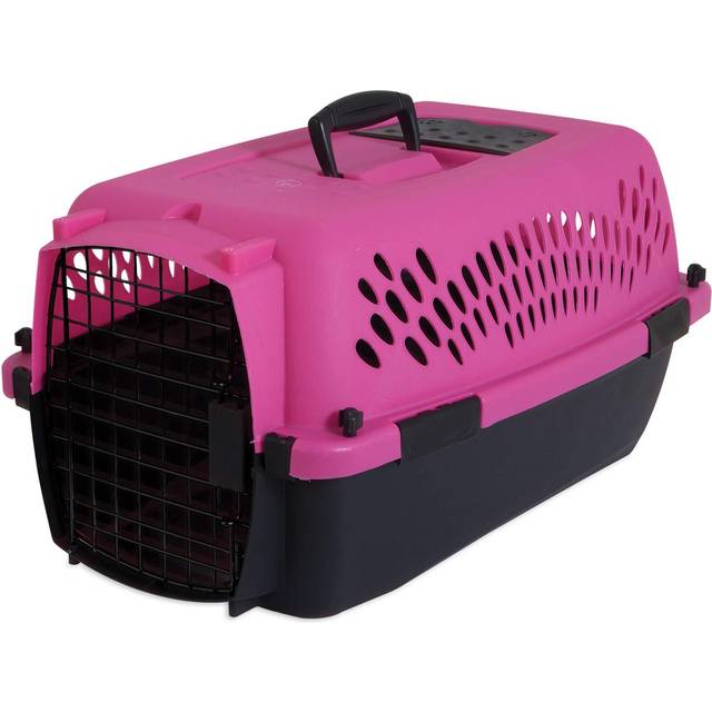 Petmate Pet Porter Fashion Dog Kennel 23, Hot Pink, for Pets up to 15lbs, Made in USA